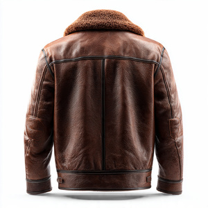 PREMIUM FUR LEATHER <b>JACKET</b> HEAVY DUTY FOR FORMAL WEAR. This one Screams Money and Durability. Winter <b>Jacket</b> that actually lasts - Product Image 5