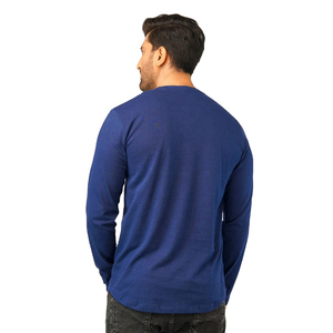 T-shirt col V 100 % coton de haute qualité pour hommes grandes tailles, impression de logo personnalisée, tissu jersey, couleur unie, coupe ample, OEM - Product Image 5