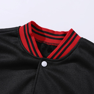 Custom <b>Men's</b> College Varsity <b>Jacket</b> Genuine Leather Wool <b>Canvas</b> Breathable Embroidery Fashionable Letterman Style Plus Size - Product Image 3