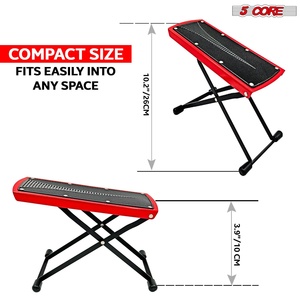 Reposapiés para Guitarra de 5 Niveles, Ajustable en Altura, Plegable, Clásico - Product Image 5