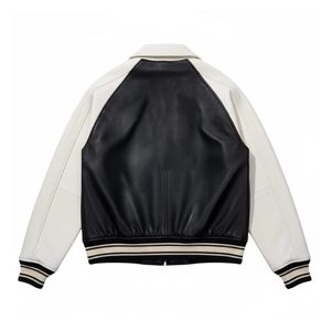 Custom Sorority Fraternity Jacket Unisex Coated Leather Waterproof Winter Wears for <b>Men</b> Wholesale OEM Front Logo All Sizes <b>S</b>-5XL - Product Image 3
