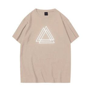 Nueva llegada, camiseta con logo bordado para hombre, venta al por mayor, camiseta premium de alta calidad. - Product Image 3