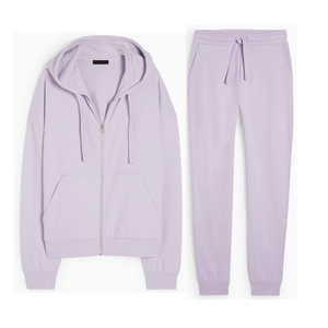 Conjunto Deportivo de 2 Piezas, Pantalones Jogger Ajustados y Sudadera con Capucha, Bordado 3D, Estilo Urbano, Varios Colores - Product Image 2