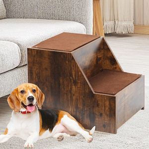 Letto a castello multi-livello per animali domestici con gradino rimovibile, postazione per finestra, cuscino per piattaforma e tappetino antigraffio per cani e gatti - Product Image 3