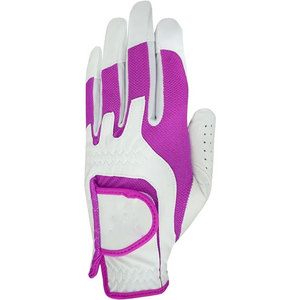 Premium Women's Golf <b>Gloves</b> Full Finger Non-Slip Breathable Quick Drying Cabretta Leather Customizable Logo UV Protection - Product Image 2