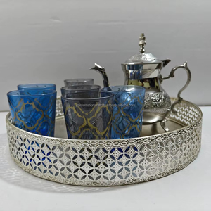 ชุดน้ำชาโมร็อกโก 6 แก้ว 1 ถาด 1 กาน้ำชา ในกล่องของขวัญ - Product Image 2