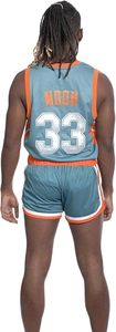 Ensemble de maillot de basket-ball Flint Tropics 33 Moon, débardeur en mesh sublimé, short et chaussettes, unisexe adulte, vêtements de sport respirants pour l'été - Product Image 3