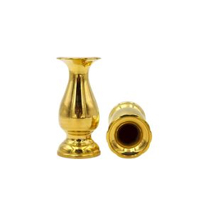 Luxury Handmade 7" Genuine Brass Vase with Strong Durable Gold Shiny Finish for <b>Home</b> <b>Temple</b> Buddhist Decoration - Product Image 4