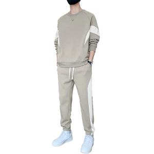 Sweat-shirt de sport deux-pièces respirant de haute qualité pour hommes, jogger, pantalon, grande taille, streetwear d'hiver, design personnalisé - Product Image 1