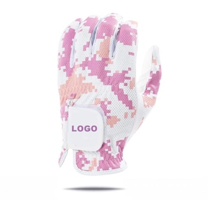 Gants de golf personnalisés pour hommes en cuir imperméable, gants de golf en cuir Cabretta, vente en gros à bas prix, adhérence stable, main gauche et droite - Product Image 6