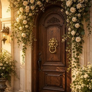 Battant de porte en laiton de luxe Lion Doré, moderne, sculpté en 3D, haute simulation, pour décoration extérieure - Cadeau Fête des Pères - Product Image 4