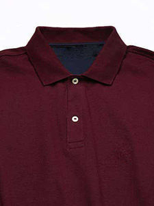 Camisa de Manga Corta para Hombre, Color Verde Oscuro, Cierre de Cremallera, Cuello Clásico, Tejido de Punto, Color Sólido, Transpirable, 100% Algodón, Estampado Digital - Product Image 3