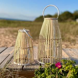 Lanterne en bambou personnalisée en gros, porte-bougie écologique résistant à la chaleur, décoration de table pour fêtes et intérieur - Product Image 2