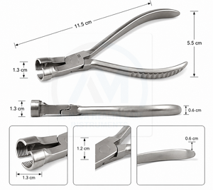 Pinzas Quirúrgicas Oftálmicas Manuales de Acero Inoxidable, Certificación CE ISO13485 Clase I, Instrumento con Agarre Fácil para Operaciones Quirúrgicas - Product Image 5
