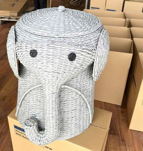 Cestas Multifuncionales Vintage Tejidas a Mano con Jacinto de Agua, Ecológicas y Económicas, con Asa Cómoda para el Dormitorio - Product Image 2