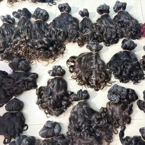 Extensions de cheveux humains vierges 100 % naturels, bouclés, non traités, alignés aux cuticules, provenant de la Inde, fournisseur en gros - Product Image 1