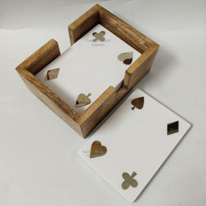 Rustic Wood and Resin <b>Coaster</b> Round <b>Drink</b> <b>Coasters</b> with Holder Striped Black & White resinInlay for Stylish Home or Living Room - Product Image 6