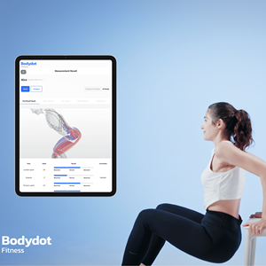 เครื่องวิเคราะห์ร่างกายด้วยปัญญาประดิษฐ์ Bodydot BDF1000 และเครื่องตรวจจับข้อบกพร่องทางกลของร่างกายแบบเต็มรูปแบบ โครงสร้างอะลูมิเนียมอัลลอยด์ หน้าจอ LCD - Product Image 1