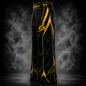 Pantalons de kickboxing de qualité supérieure, internationaux, durables et légers, pour les professionnels et les combattants. - Product Image 3