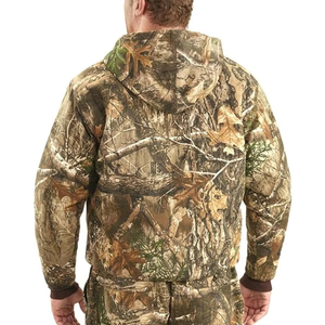 Chaqueta de Caza para Exteriores GRACE SIGN GS-HW, Chaqueta de Invierno Cálida con Camuflaje, Chaqueta Soft Shell Unisex de Talla Grande con Forro de Poliéster, Venta al por Mayor - Product Image 4
