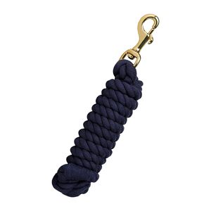 Horse <b>Bridle</b> Teal Cotton Rope Lead with Metal Snap <b>Hook</b> Model FM-1010 - Product Image 3