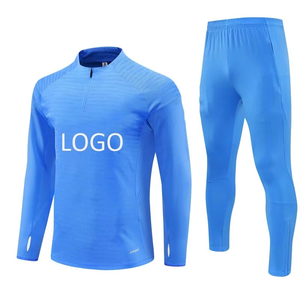 Ensemble de survêtement de football pour hommes, hiver, décontracté, 2 en 1, taille élastique, impression de nom personnalisée, pour adultes - Product Image 3