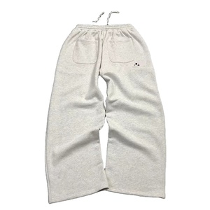 100% coton sueurs personnalisé couleur unie pantalons décontractés Plus polaire pantalons de survêtement mode Corset pantalons hommes pantalons de survêtement - Product Image 5