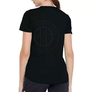 Camisetas Básicas para Mujer, Camisetas de Algodón Suave, Camisetas Sencillas y Modernas, Cómodas de Usar, Camisetas Ajustadas para Mujer - Product Image 3