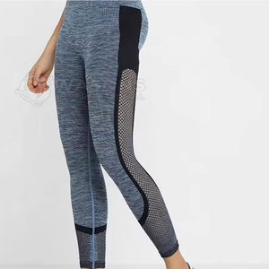 Leggings respirants pour femmes, taille haute, tissu extensible, doux, pour le yoga, la course à pied, la salle de sport, les vêtements décontractés - Product Image 2