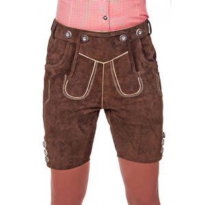 Suministro al por Mayor de Lederhosen Bávaros para Hombre, Pantalones Cortos de Cuero Tradicionales Alemanes para el Oktoberfest - Product Image 1