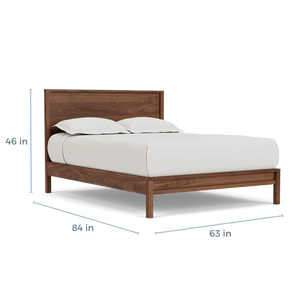 Wholesale Modern Mission Solid Wood <b>Bed</b> | Architectural Lattice Grid Pattern <b>Platform</b> <b>Bed</b> - Product Image 5