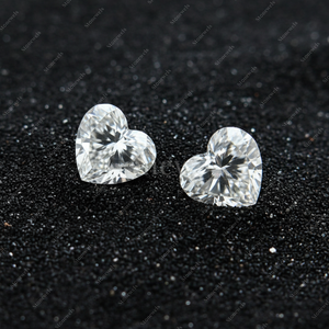 Diamant en forme de cœur cultivé en laboratoire, certifié IGI GIA, 3 carats, vente en gros, HPHT CVD, synthétique, naturel, D VVS - Product Image 2
