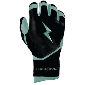 ถุงมือตีเบสบอล/ซอฟต์บอลแบบมีสายรัดข้อมือยาว ระบายอากาศได้ดี ยี่ห้อ Bruce Bolt  ออกแบบโลโก้ได้ตามต้องการ ทำจากหนังวัวแท้ ใช้ได้ทั้งมือซ้ายและขวา พร้อมแถบตีนตุ๊กแก - Product Image 5