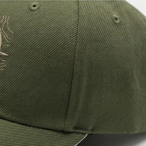 Olive Green 6-Panel <b>Baseball</b> <b>Cap</b> with Embroidered Compass Design Front Panel Unisex Casual Hat Fitted Style - Product Image 5