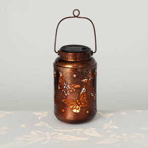 Ensemble de 3 lanternes décoratives de jardin classiques de haute qualité, les plus vendues, pour décorer votre porte d'entrée - Product Image 4