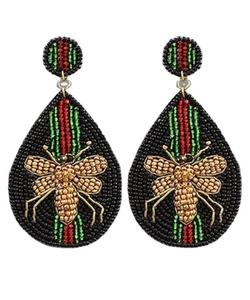 Pendientes de cuentas hechos a mano por diseñadores, joyería asequible para mujer para uso diario y de fiesta a un precio económico. - Product Image 3