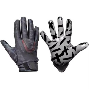 Gants de football américain imprimés de haute qualité, imperméables, protection UV, adhérence super collante, unisexes, antidérapants - Product Image 1