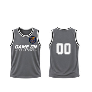 Camiseta de Baloncesto Casual Sublimada Personalizada, Talla Grande, Malla Transpirable, Protección UV, Secado Rápido, para Entrenamiento Deportivo en Equipo - Product Image 3
