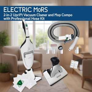 2-in-1 Upright <b>Vacuum</b> Cleaner and Mop Combo with Professional <b>Hose</b> Kit - Product Image 3