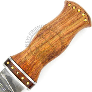 Nouvelle édition, couteau de chasse Viking à pointe clip en acier Damas fait main, couteau de camping à lame fixe de collection, couteau de survie - Product Image 3