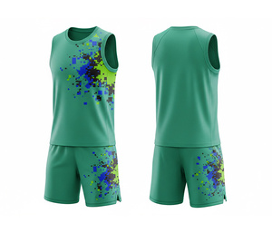 Tenue de sport de basketball, uniforme personnalisé entièrement sublimé, maillot et short, vêtements de sport d'équipe pour hommes, femmes et jeunes - Product Image 3