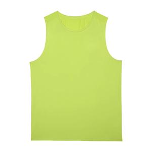Débardeur de sport pour homme en polyester respirant à séchage rapide, sans manches, pour entraînement fitness, fournisseur OEM en gros - Product Image 2