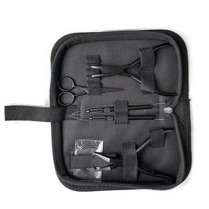 Kit de Herramientas para Extensiones de Cabello de Alta Gama, Resistentes al Agua, con Micro-Enlaces Cosidos a Mano, de Acero Inoxidable Dorado y Plástico - Product Image 6