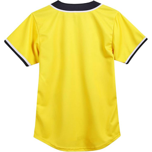 Camiseta de Béisbol Bel Air Unisex de Manga Corta con Estampado Sublimado, Transpirable, con Botones al Frente, Patrón Geométrico, Ropa Deportiva para Adultos - Product Image 2