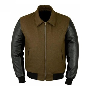 Chaqueta Bomber de Nailon Casual Unisex a la Moda, Elegante, Duradera, Impermeable, Anti-UV, Cortavientos, Estilo Vintage, Corte Holgado, Forro de Algodón - Product Image 1