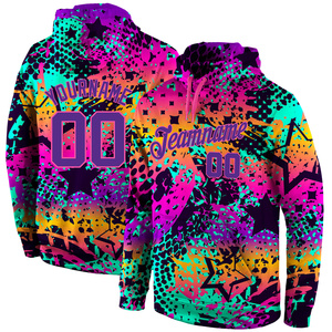 Hoodie personnalisé, fabrication OEM, sublimation, polyester, impression intégrale, vente en gros - Product Image 1
