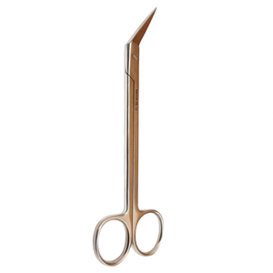 กรรไกรตัดม่านตาแบบมุมเฉียงสำหรับศัลยกรรมจักษุ เครื่องมือผ่าตัดตาที่มีความแม่นยำ ใบมีดคมละเอียดพิเศษสำหรับการตัดเนื้อเยื่อที่ละเอียดอ่อน - Product Image 3