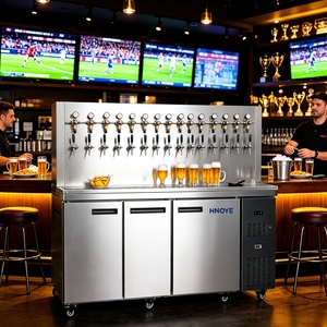 Dispensador de Cerveza Comercial de Acero Inoxidable, Enfriador de Cerveza de Barril, Grifo Doble para Pub o Restaurante - Product Image 6