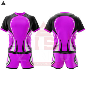 Nouvel arrivage : Ensemble d'uniformes de rugby imprimés de haute qualité, nouveau design, très vendu, pour hommes - Product Image 3