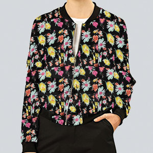 Ergonomic Fit Modern Expression Women Printing Varsity <b>Jackets</b> Relaxed Garment For Casual Fashion And Travel Styling - Product Image 2